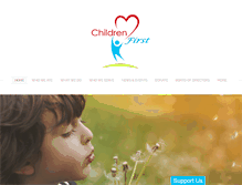 Tablet Screenshot of childrenfirstinc.org